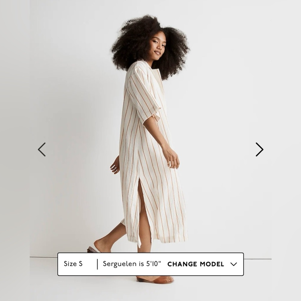 BRAND NEW Madewell Lightestspun Cover-Up Maxi Shirtdress. Never before worn. NWT